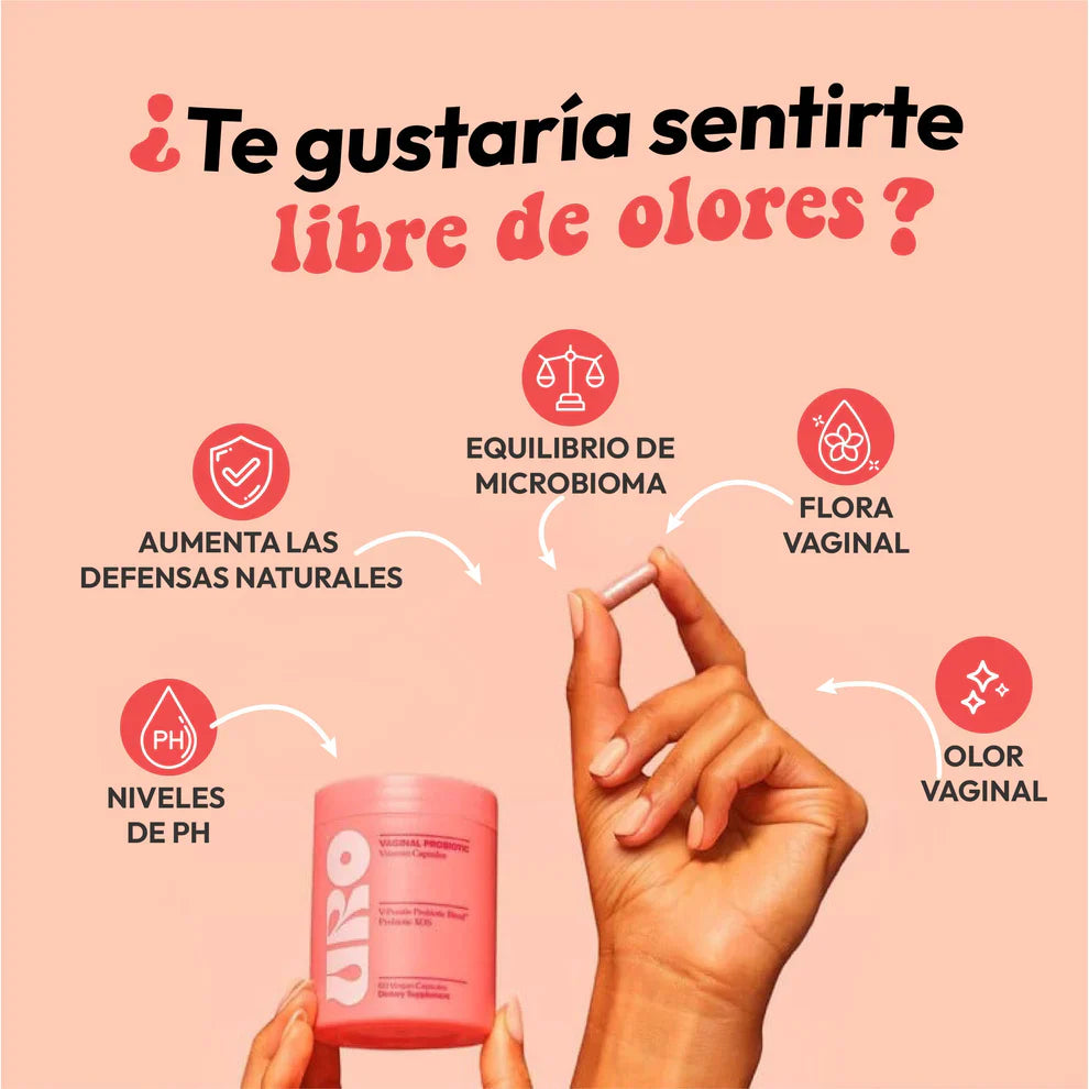 URO ProBiotic® - Probiótico Vaginal en Cápsulas